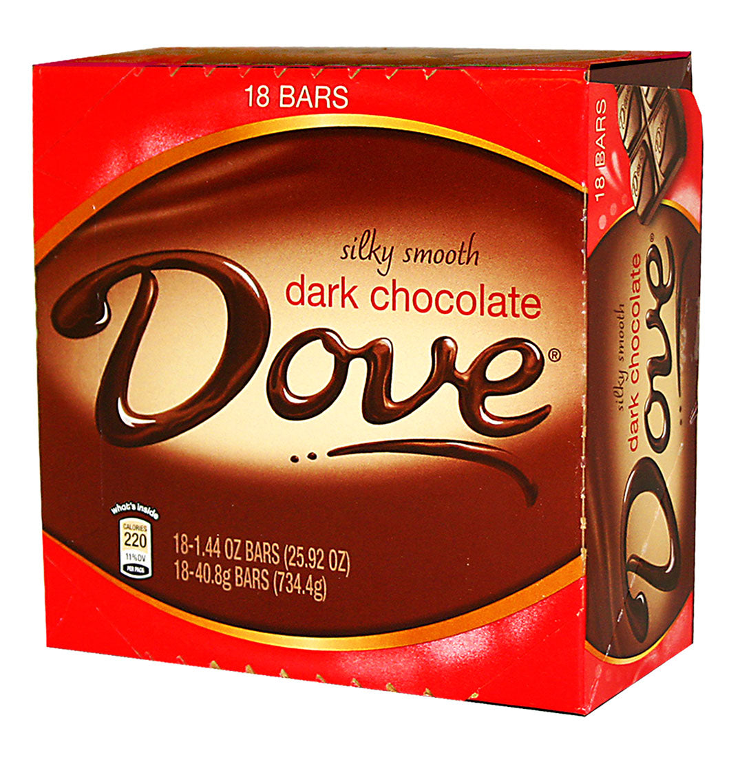 DOVE MILK DARK CHOC 18CT