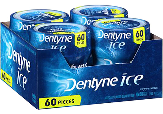 DENTYNE ICE BOT P.MINT 4/60CT