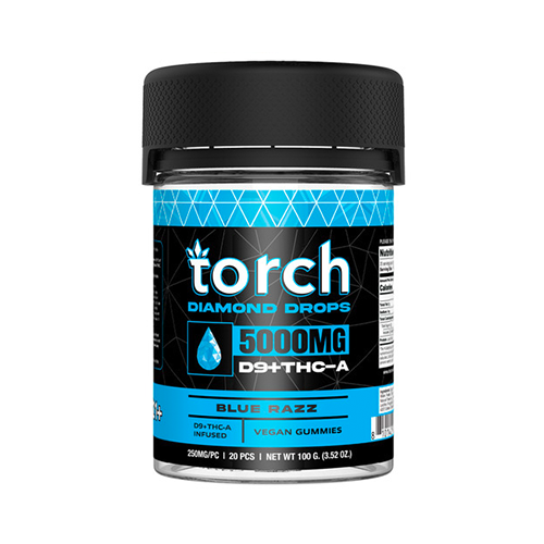 Torch THC-A Diamond Drops Gummies 5000mg - 6ct Box