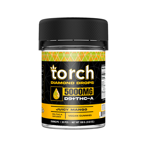 Torch THC-A Diamond Drops Gummies 5000mg - 6ct Box