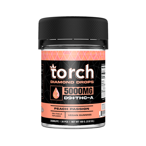 Torch THC-A Diamond Drops Gummies 5000mg - 6ct Box