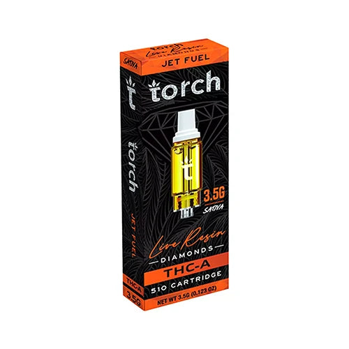 Torch Live Resin Diamonds Cartridge 3.5G Vape - 5ct Box