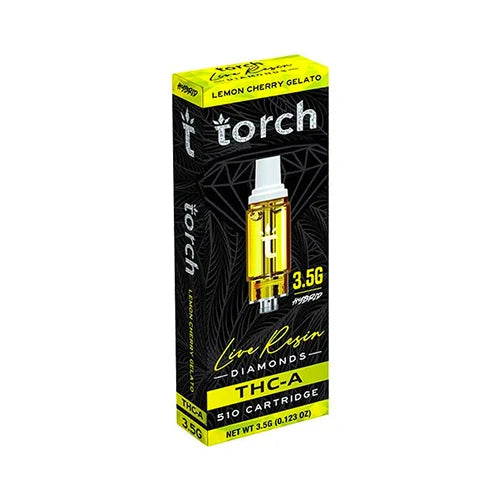 Torch Live Resin Diamonds Cartridge 3.5G Vape - 5ct Box