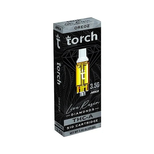 Torch Live Resin Diamonds Cartridge 3.5G Vape - 5ct Box