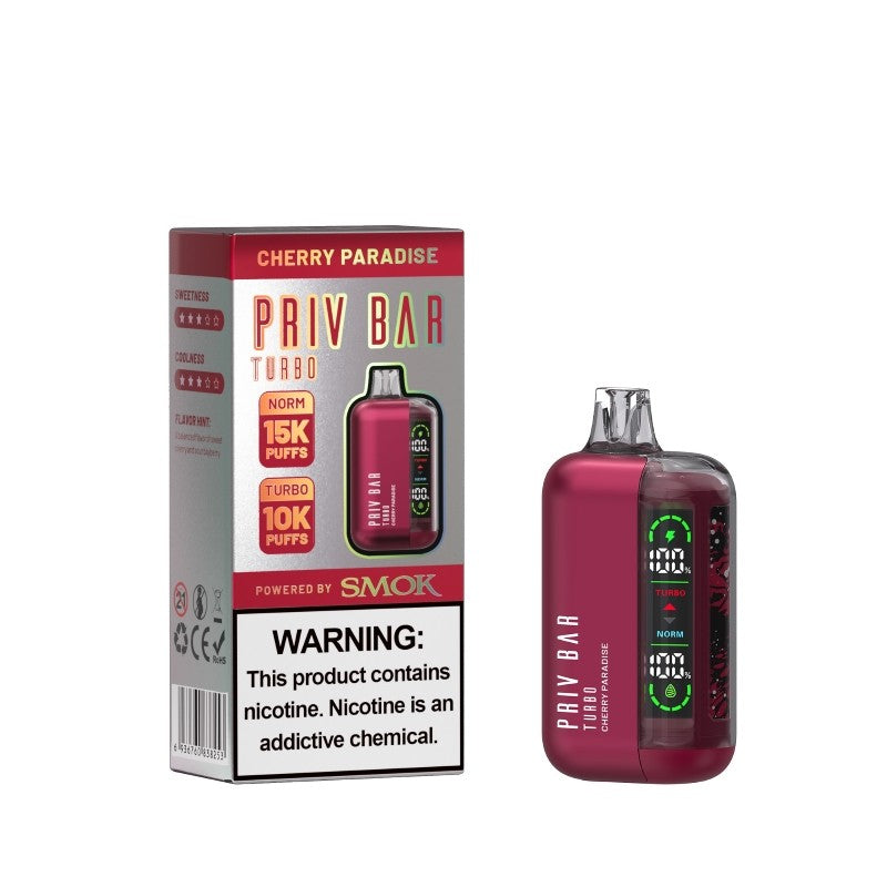 SMOK Priv Bar 15K Turbo  Disposable Vape - 5ct box