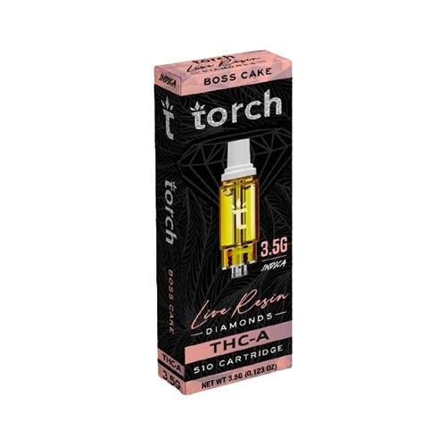 Torch Live Resin Diamonds Cartridge 3.5G Vape - 5ct Box