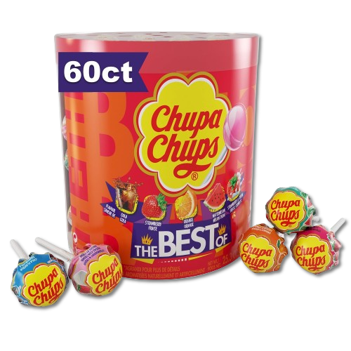 CHUPA CHUPS LOLLIPOP 60CT