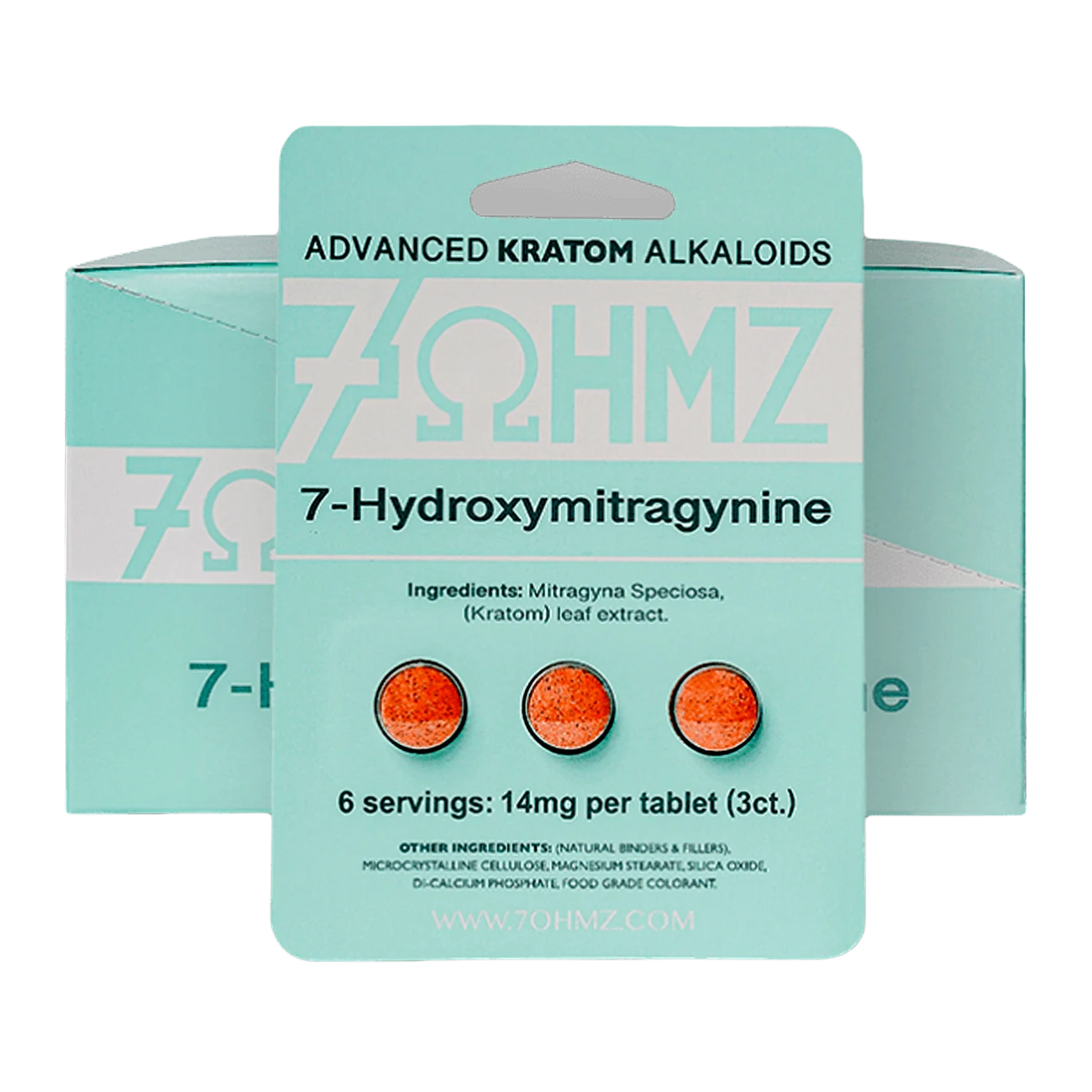 7ΩHMZ 7-Hydroxymitragynine Extract Tablets 14mg – 20ct