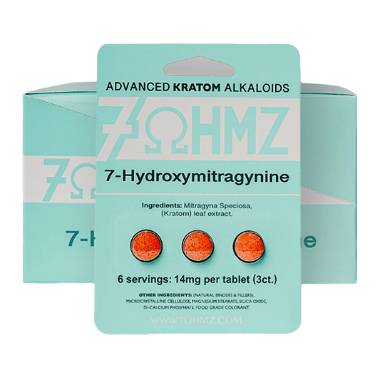 7ΩHMZ 7-Hydroxymitragynine Extract Tablets 14mg – 20ct