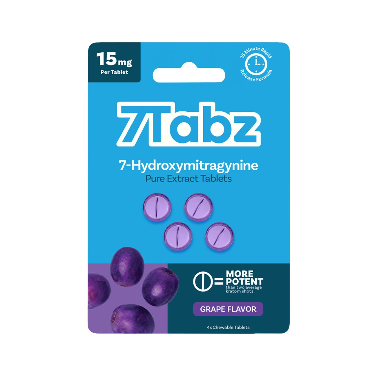 7Tabz Pure 7-Hydroxymitragynine Extract Tablets - 10ct