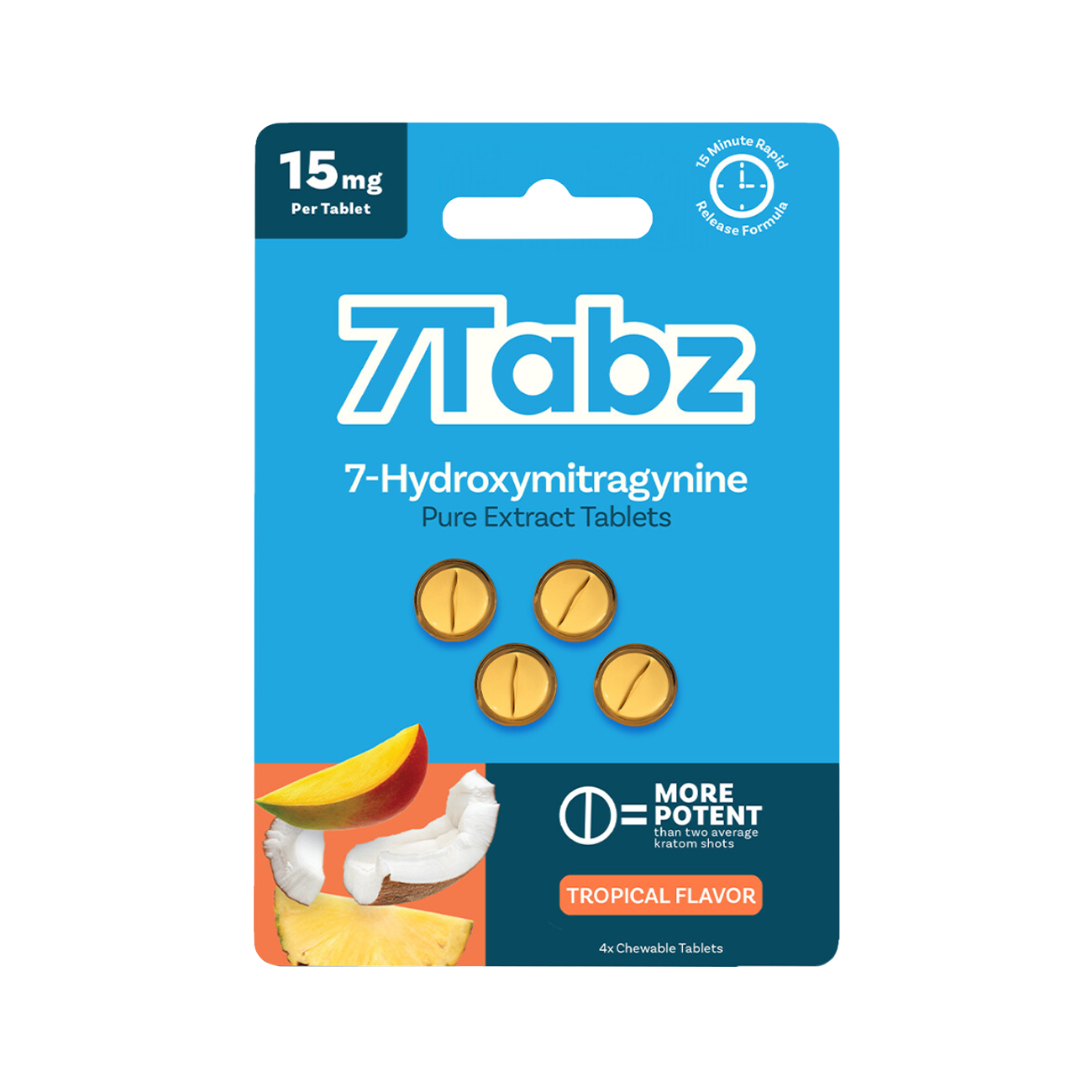 7Tabz Pure 7-Hydroxymitragynine Extract Tablets - 10ct