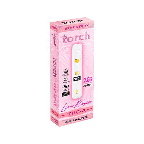 Torch Live Rosin THC-A Disposable 2.5G - 5ct Box