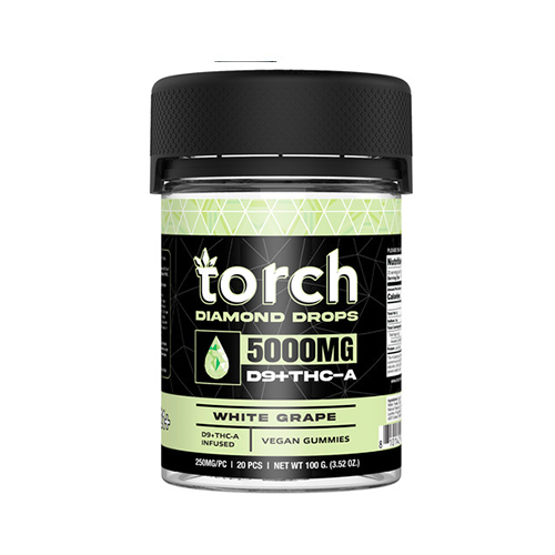 Torch THC-A Diamond Drops Gummies 5000mg - 6ct Box