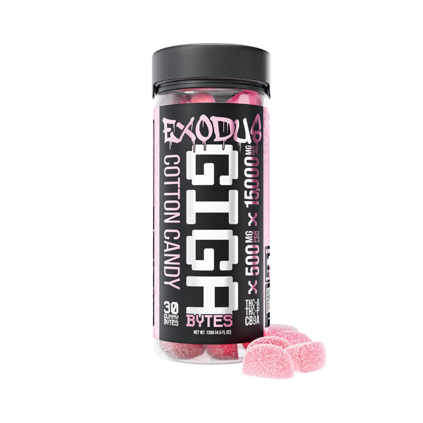 Exodus Thc-A + Thc-P + Cb9a Gigabytes Gummies 15,000mg