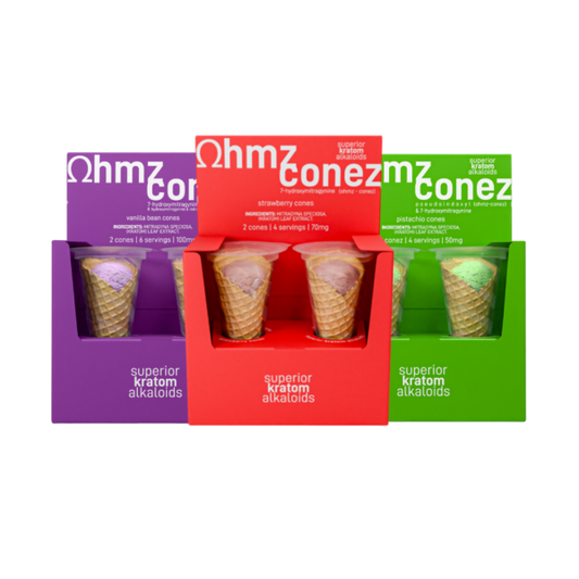 Ohmz Conez 7-Hydroxymitragynine 8ct