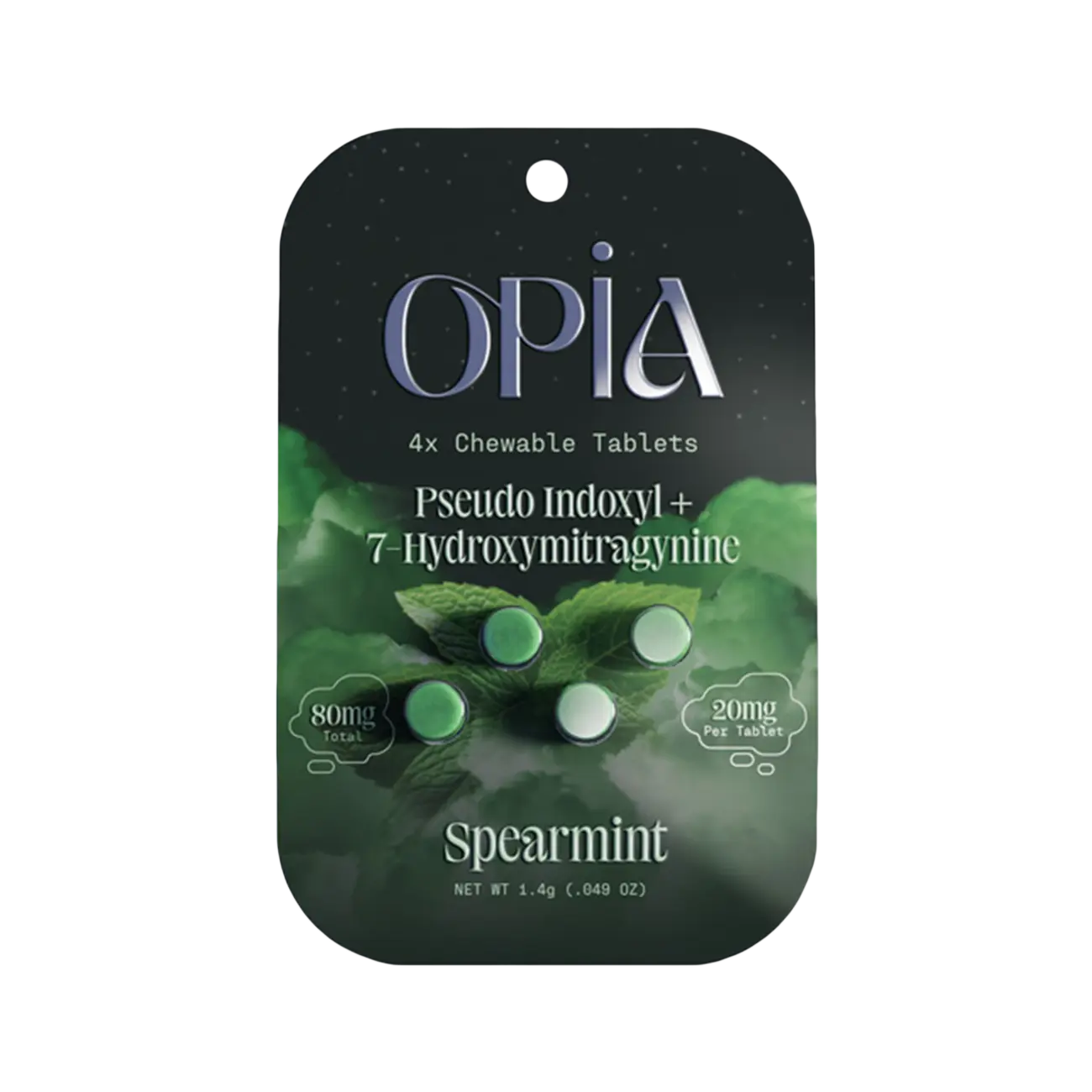 Opia Pseudoindoxyl + 7-Hydroxymitragynine Chewable Tablets - 10ct