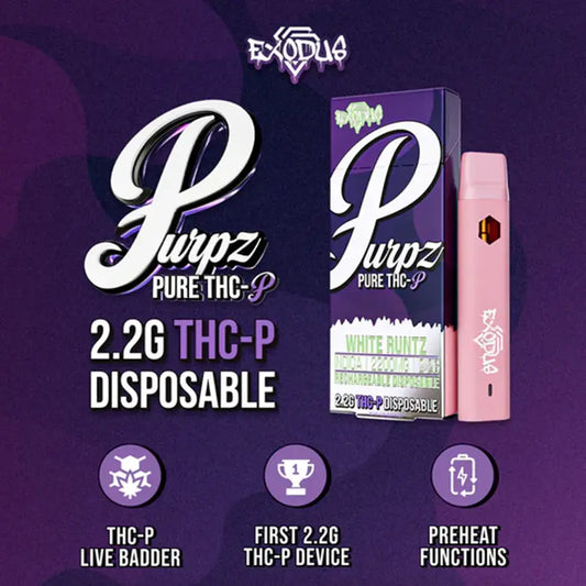 Purpz Pure THC-P Disposable 2.2G - 6ct