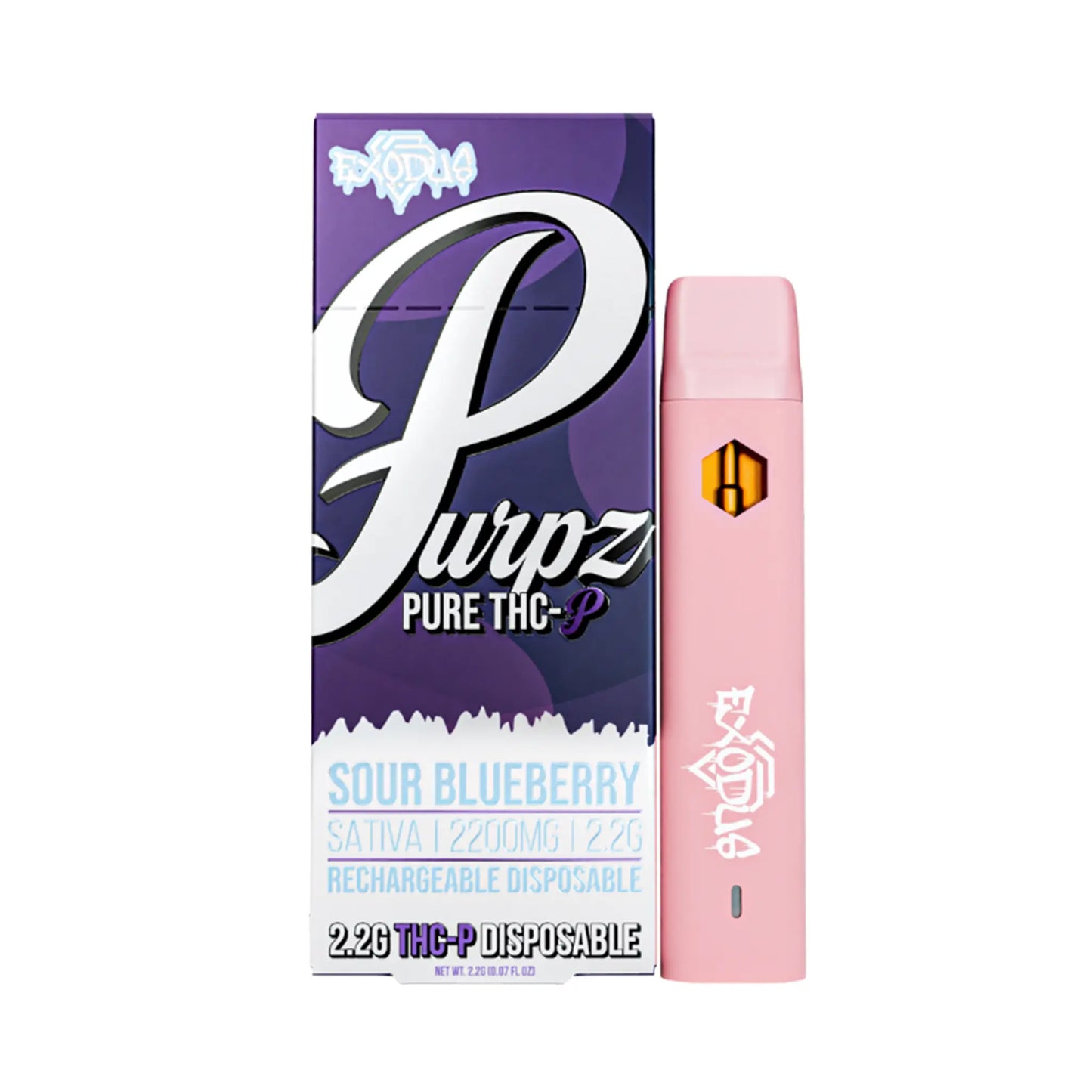 Exodus Purpz Pure THC-P Disposable 2.2G